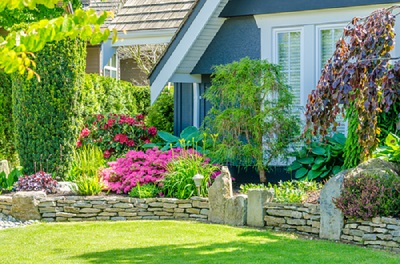 country landscaping ideas for front yard